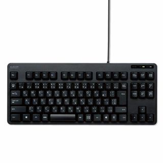 【在庫セール】エレコム(ELECOM) キーボード 有線 メンブレン コンパクト(PC周辺機器)