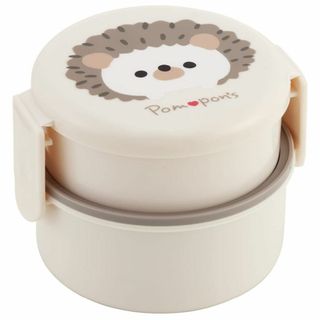 【人気商品】スケーター(Skater) 弁当箱 500ml 2段 丸型 おにぎり(弁当用品)