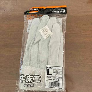 トラスコナカヤマ(TRUSCO)のトラスコ中山　牛床革手袋　Lサイズ(工具/メンテナンス)