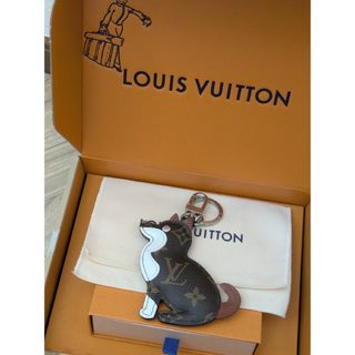 ルイヴィトン(LOUIS VUITTON)のLOUIS VUITTON キーホルダー ポルトクレ・アニマルドッグ モノグラム(キーホルダー)