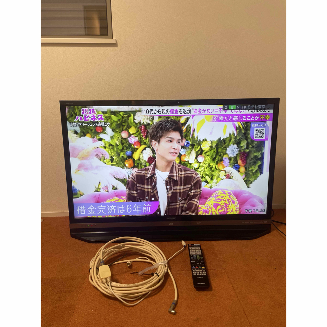 SHARP(シャープ)のSHARP LC-40DR9 Blu-ray録画HDD内蔵 テレビ40V型 スマホ/家電/カメラのテレビ/映像機器(テレビ)の商品写真