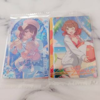 バンダイ(BANDAI)の学マスウエハース カード 花海佑芽 2枚セット(キャラクターグッズ)