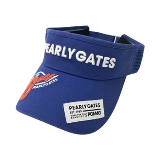 PEARLY GATES パーリーゲイツ  サンバイザー  ネイビー系 FR [240101489973] ゴルフウェア ストスト(サンバイザー)