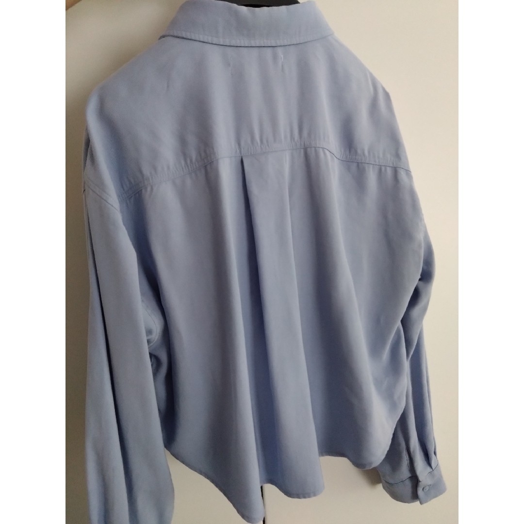 ZARA(ザラ)の【美品】ZARA GIRLS　シャツ　ショート丈 キッズ/ベビー/マタニティのキッズ服女の子用(90cm~)(ブラウス)の商品写真