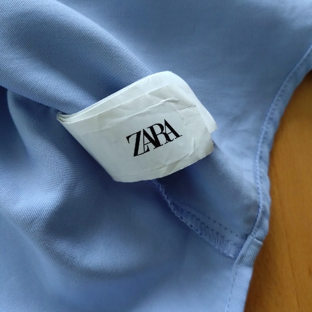 ZARA(ザラ)の【美品】ZARA GIRLS　シャツ　ショート丈 キッズ/ベビー/マタニティのキッズ服女の子用(90cm~)(ブラウス)の商品写真