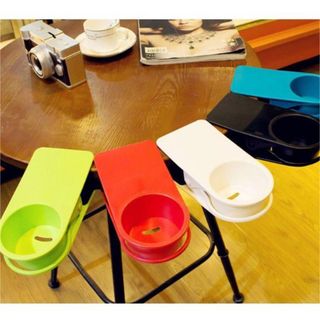 ドリンクホルダー クリップタイプ 黄緑 ライトグリーン(日用品/生活雑貨)