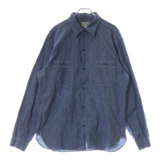 バズリクソンズ(Buzz Rickson's)のBuzz Rickson's バズリクソンズ CHAMBRAY WORK SHIRT シャンブレーワーク 長袖シャツ ブルー BR25995(シャツ)