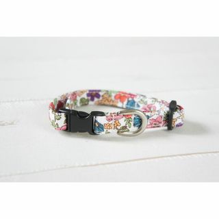 1cm幅18-27ｃｍ小型犬★フラワー★首輪(犬)