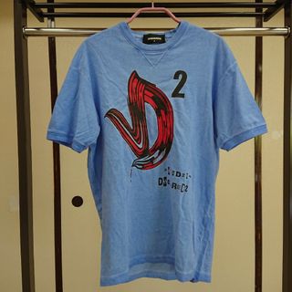 ディースクエアード(DSQUARED2)のDsquared2 タイダイ & ダメージ加工 S(Tシャツ/カットソー(半袖/袖なし))