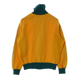 アディダス(adidas)のadidas アディダス 60S VINTAGE TRUCK JACKET ヴィンテージ 西ドイツ製 デサント製 サイドストライプ トラックジャケット イエロー/グリーン(フライトジャケット)