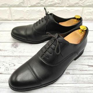 アシックスウォーキング(ASICS WALKING)の未使用級 asics Ranwalk革靴 黒 3E ゴアテックス ビジネス 幅広(ドレス/ビジネス)