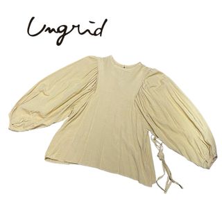 Ungrid - Ungrid アングリッド ショルダータックブラウス イエロー