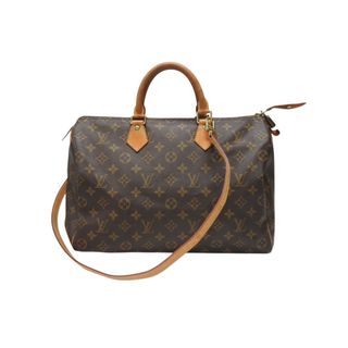 ルイヴィトン(LOUIS VUITTON)のLOUIS VUITTON ルイヴィトン ハンドバッグ スピーディ25 M41528 PVCコーティングキャンバス レザー ブラウン ゴールド金具 美品 中古 4b004335(ハンドバッグ)