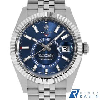ロレックス(ROLEX)のロレックス スカイドゥエラー 336934 ブルー 5列 ジュビリーブレス ランダム番 メンズ 中古 腕時計(腕時計(アナログ))