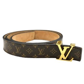 ルイヴィトン(LOUIS VUITTON)の【物流センター】 中古 LOUIS VUITTON | ルイ・ヴィトン ベルト サンチュール LVイニシアル M9781 ブラウン 【135】(ベルト)