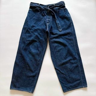 コモリ(COMOLI)の20SS✨COMOLI ベルテッドデニムパンツ 3 日本製 コットン(デニム/ジーンズ)