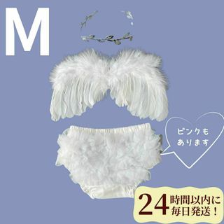 ブルマ　天使の羽根　ニューボーンフォト　ハーフバースデー　パンツ　誕生日　1歳(その他)