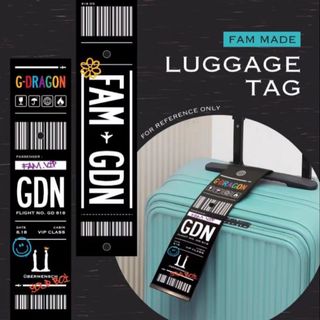 G-DRAGON★ラゲッジタグ★ジヨン GD スーツケースストラップ(アイドルグッズ)