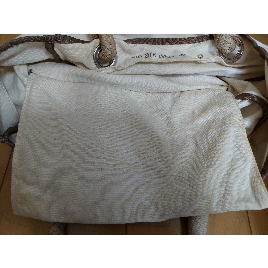 ANYA HINDMARCH(アニヤハインドマーチ)の入手困難　レア！　アニヤ・ハインドマーチ　オーガニックコットン　トートバッグ レディースのバッグ(トートバッグ)の商品写真