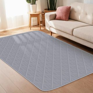 Homwarm 夏用ラグマット カーペット 接触冷感 ひんやり Q-MAX0.5(ラグ)