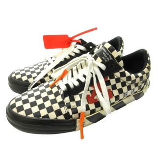 オフホワイト(Off-White)のオフホワイト アローロゴ スニーカー ローカット 白 黒 43 約27.5㎝(スニーカー)