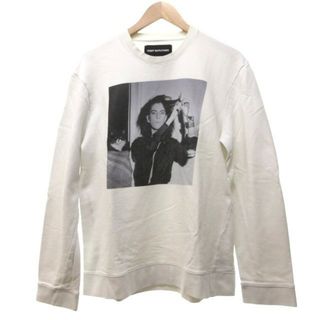 ラフシモンズ(RAF SIMONS)のラフシモンズ RAF SIMONS 17SS トレーナー プリント 白 L(その他)