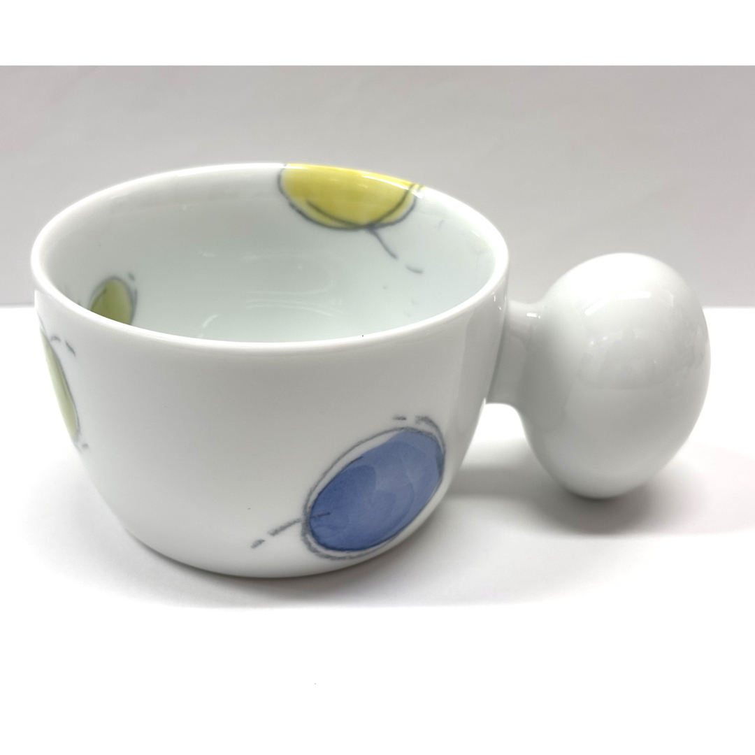 白山陶器(ハクサントウキ)の②白山陶器　波佐見焼　プレート&カップ４点PiPi 子ども　キッズとティーポット キッズ/ベビー/マタニティの授乳/お食事用品(プレート/茶碗)の商品写真
