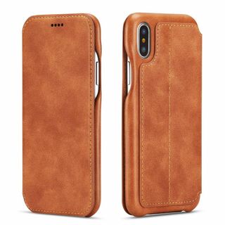 【新着商品】QLTYPRI iPhone XR 手帳型 ウォレット ケース 上質(その他)