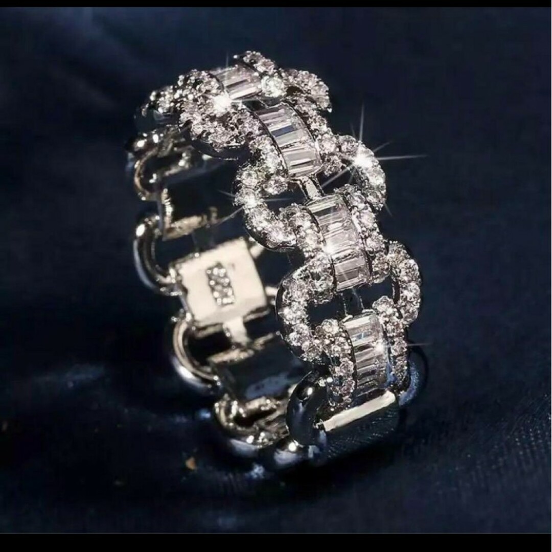 シルバーリング s925　 czダイヤモンド レディースのアクセサリー(リング(指輪))の商品写真
