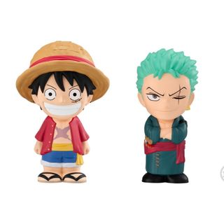 ワンピース(ONE PIECE)のソフビッツ ワンピース ルフィ＆ゾロ 2点セット フィギュア(アニメ/ゲーム)