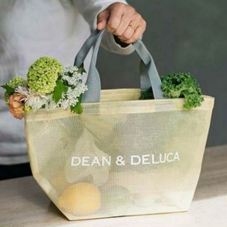 ディーンアンドデルーカ(DEAN & DELUCA)の正規品 公式 DEAN&DELUCAメッシュトートバッグ シトラスイエロー(トートバッグ)