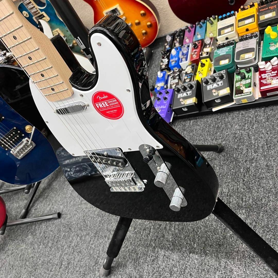 【10731】 新品未使用 Squier Telecaster black 黒 楽器のギター(エレキギター)の商品写真