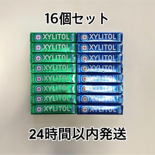 ロッテケンコウサンギョウ(ロッテ健康産業)のロッテ キシリトールガム ライムミント 8コ フレッシュミント 8コ LOTTE(菓子/デザート)