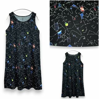 デザインティーシャツストアグラニフ(Design Tshirts Store graniph)の【graniph】グラニフ レトロフューチャースペースパターン ワンピース(ロングワンピース/マキシワンピース)
