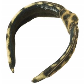 Jennifer Ouellette ジェニファー オーレット レオパードリボンカチューシャ Brown ヘアーバンド アクセサリー【中古】【Jennifer Ouellette】(カチューシャ)