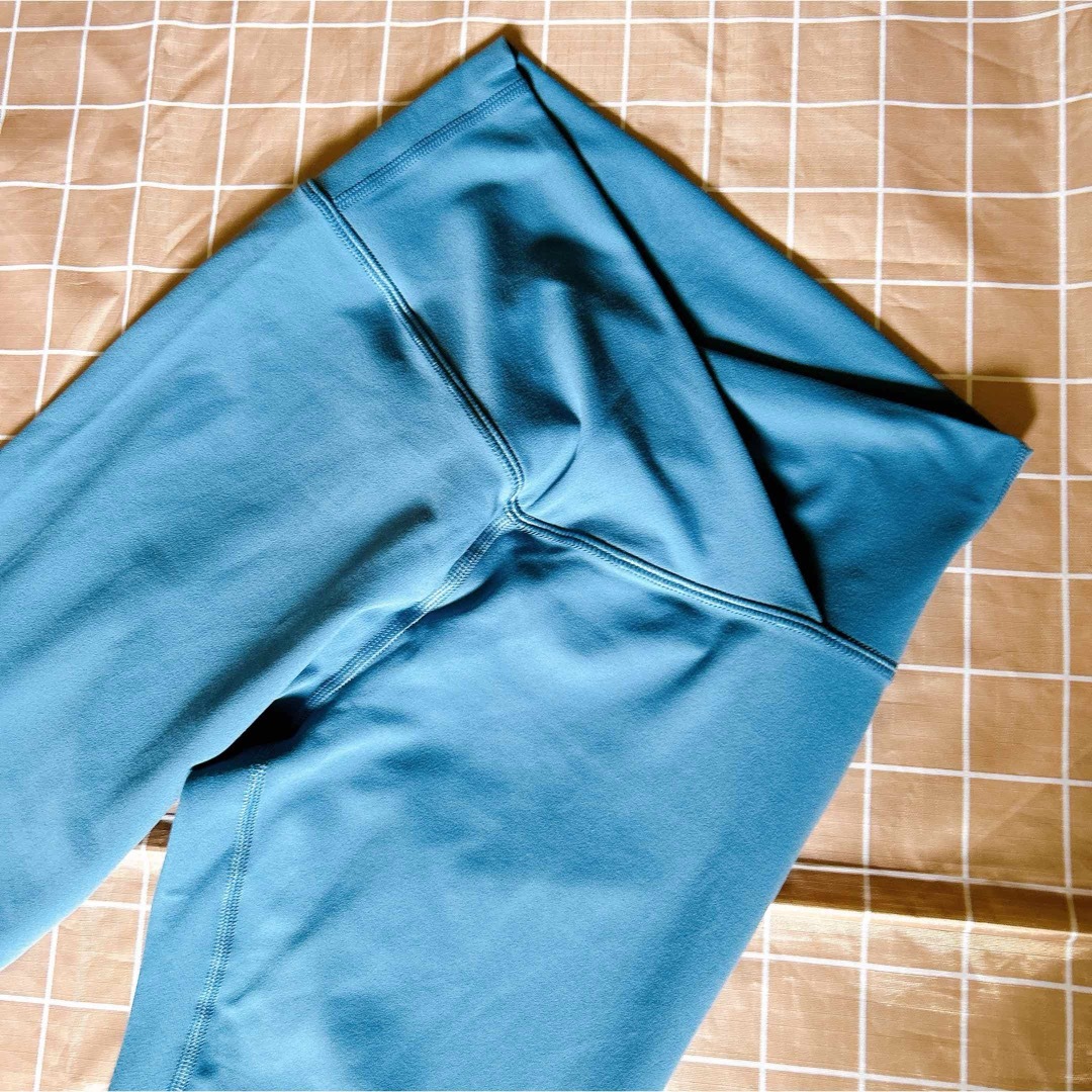 CRZ YOGA ヨガパンツ　ヨガウェア　レギンス　ブルー　S  スポーツ/アウトドアのトレーニング/エクササイズ(ヨガ)の商品写真