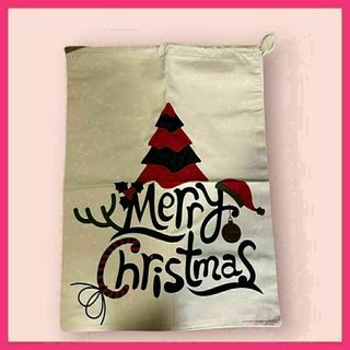 クリスマス　ラッピング袋　メッセージ　シール付き(その他)