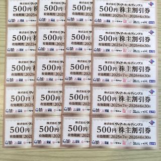 ヴィアホールディングス株主割引券(レストラン/食事券)