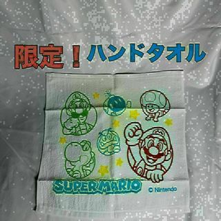 ジョーシン マリオ ハンドタオル ハンカチ キノピオ ヨッシー ルイージ
