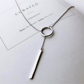 イエナ(IENA)の★再入荷★ 新品　シルバー925 2way ラリエット　ネックレス(ネックレス)