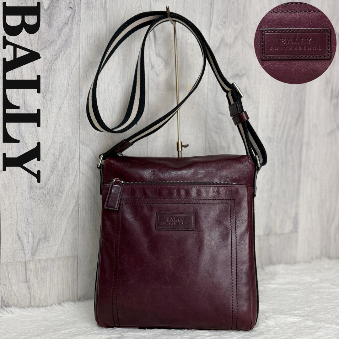 BALLY トレインスポッティング ストライプ レザー ボディバッグ 超激レア Bally - BALLY バリー ストライプ レザー ショルダーバッグ