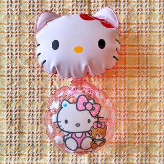 ハローキティ(ハローキティ)のレア☆ハローキティ　ビニール　ヨーヨー　2点セット(キャラクターグッズ)