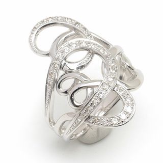 ダイヤモンドリング 約12号 K18WG・ダイヤ0.30ct(リング(指輪))