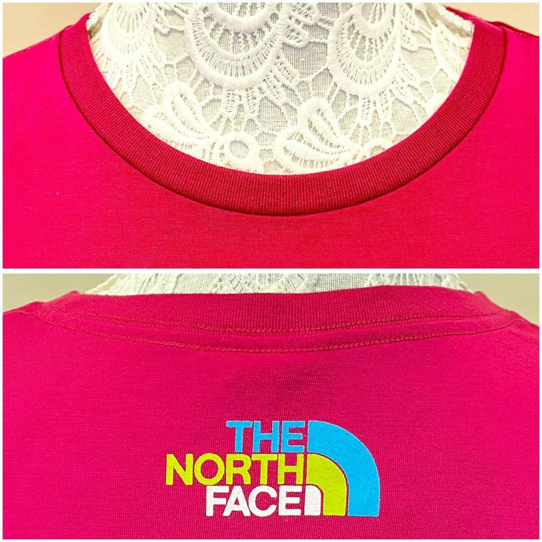 THE NORTH FACE(ザノースフェイス)のTheNorthFace ノースフェイス　レディース　半袖Tシャツ　ピンク　L レディースのトップス(Tシャツ(半袖/袖なし))の商品写真