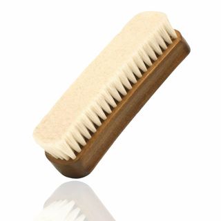 艶が増す仕上げ用 羊毛 ブラシ 靴 革 レザー 用品 鏡面 磨き ツヤだし ポリ(日用品/生活雑貨)