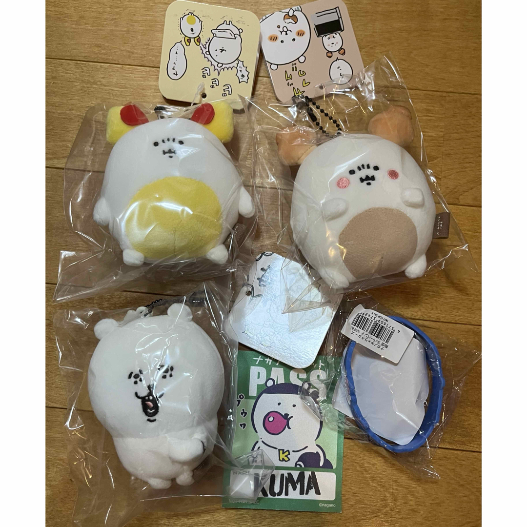 ナガノマーケット ナガノのくま 蚊っマスコット オムレツ パン エンタメ/ホビーのおもちゃ/ぬいぐるみ(キャラクターグッズ)の商品写真