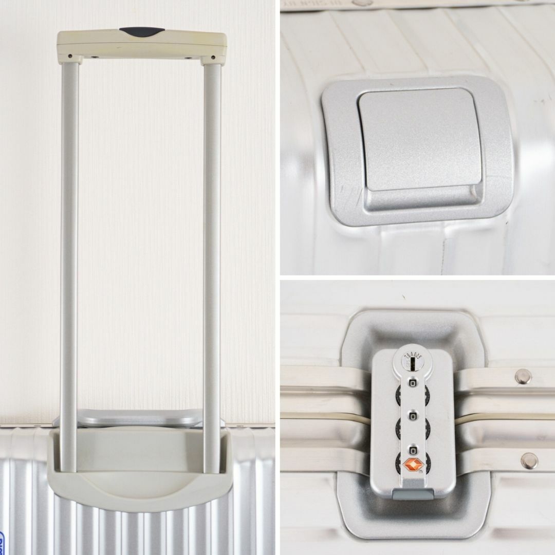 美品 リモワ サルサ チェックインL 82L 4輪 TSAロック シルバー MW 4c074714-d1.jpg
