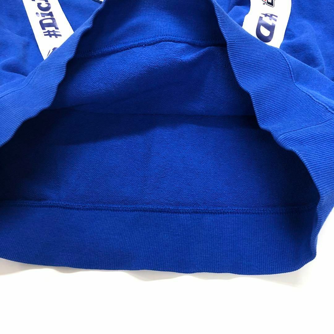 Dickies(ディッキーズ)のDickies スウェット 立体ロゴ スリーブロゴ ブルー メンズL メンズのトップス(スウェット)の商品写真