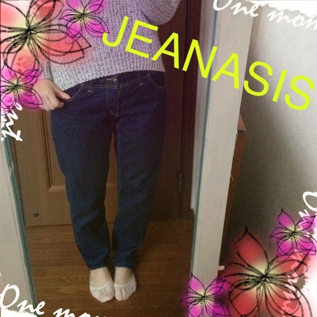 JEANASIS(ジーナシス)のJEANASIS☆サルエルデニム レディースのパンツ(デニム/ジーンズ)の商品写真