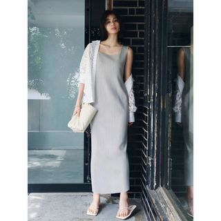 Arpege story Iラインタイトニットワンピース アルページュストーリー